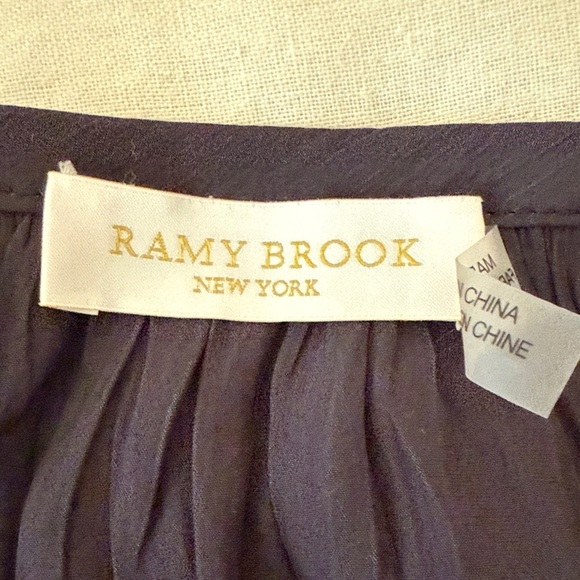 Ramy Brook Elegant Black Blouse with Eyelet Details - Picture 10 of 16